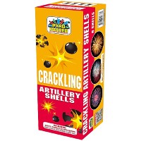 Fireworks - Reloadable Artillery Shells - Crackling Artillery Shells 6 Shot Reloadable Artillery