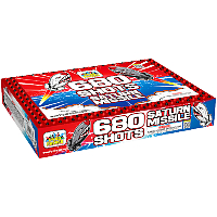 680 Shot Saturn Missile Fireworks For Sale - 200G Multi-Shot Cake Aerials 