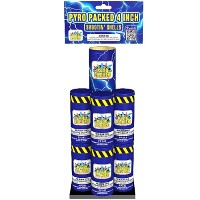 Fireworks - Reloadable Artillery Shells - Pyro Packed 4 inch Shootin Shells Reloadable Artillery